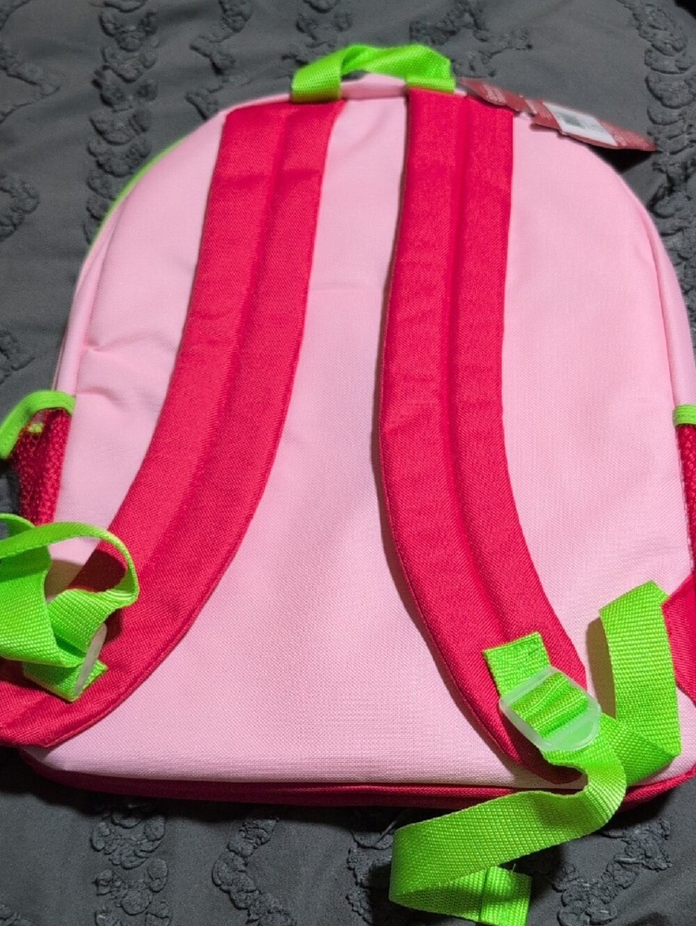 Strawberry Shortcake Kids Backpack in Pink & Green - Picture 3 of 4
